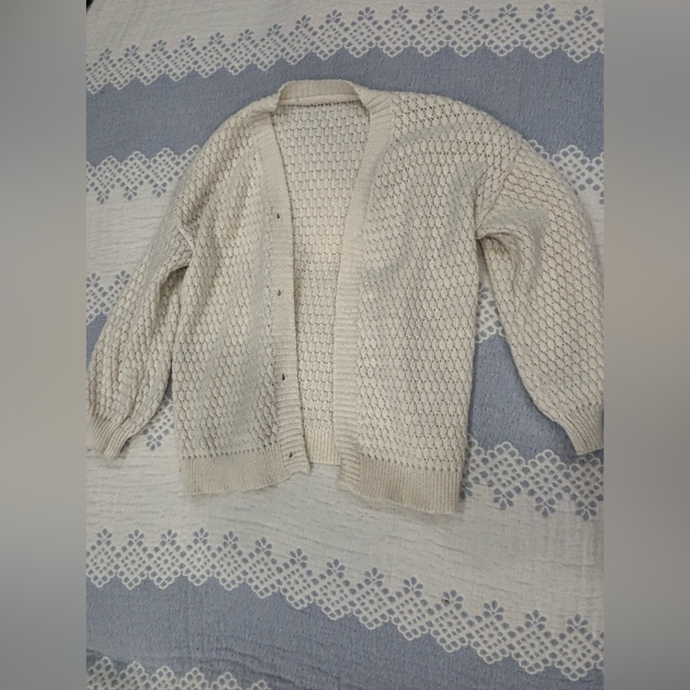 Elegant Cream Women's Sweater